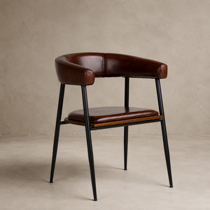 Captains Dining Chair Brown