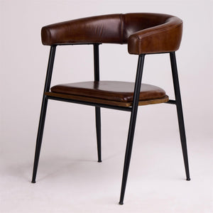 Captains Dining Chair Brown