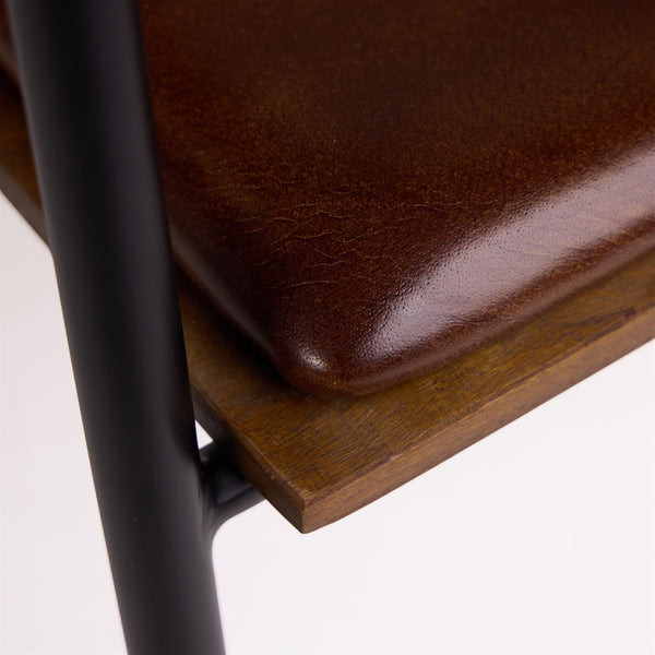 Captains Dining Chair Brown