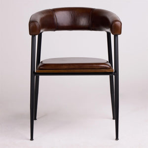 Captains Dining Chair Brown