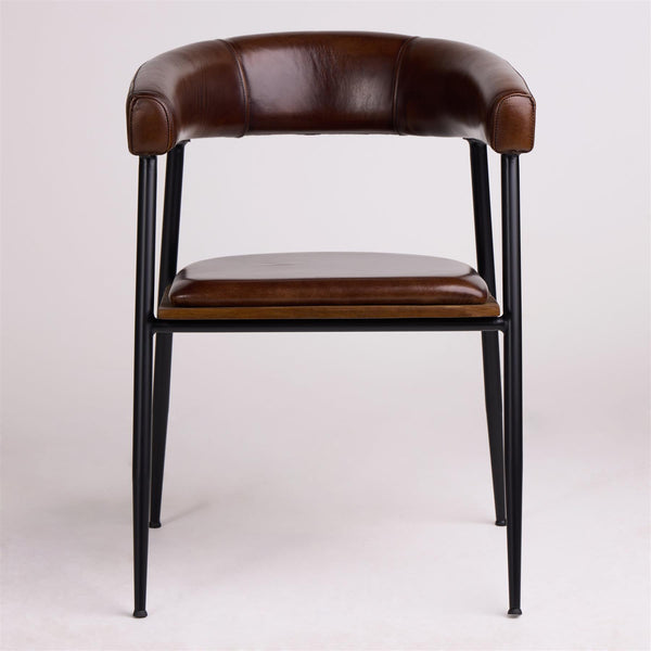 Captains Dining Chair Brown