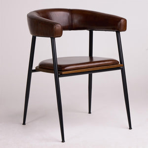 Captains Dining Chair Brown
