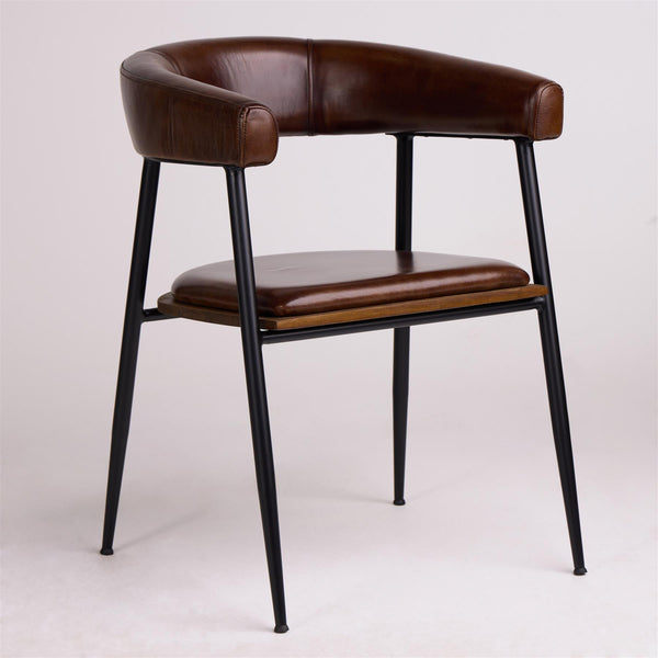 Captains Dining Chair Brown