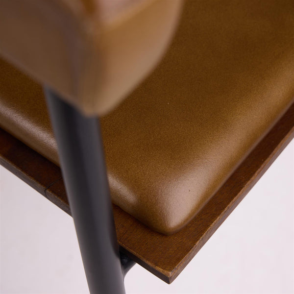 Captains Dining Chair Brown