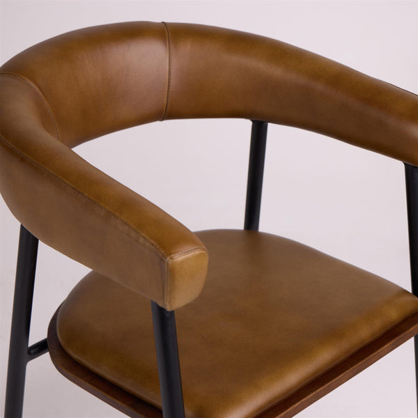 Captains Dining Chair Brown
