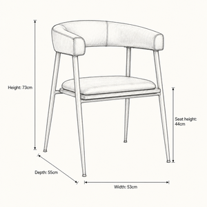 Captains Dining Chair Brown