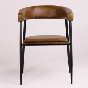 Captains Dining Chair Brown