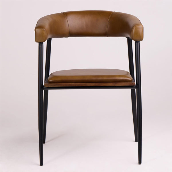 Captains Dining Chair Brown