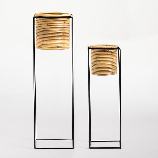 Char Plant Pots - Natural