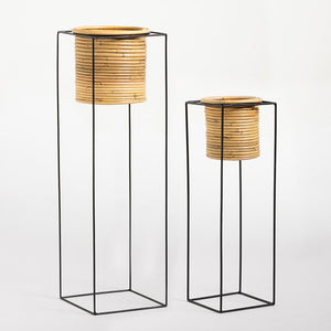 Char Plant Pots - Natural