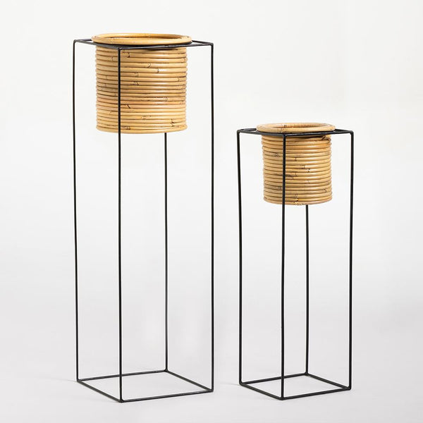 Char Plant Pots - Natural