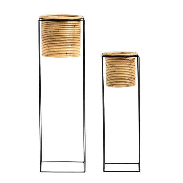 Char Plant Pots - Natural
