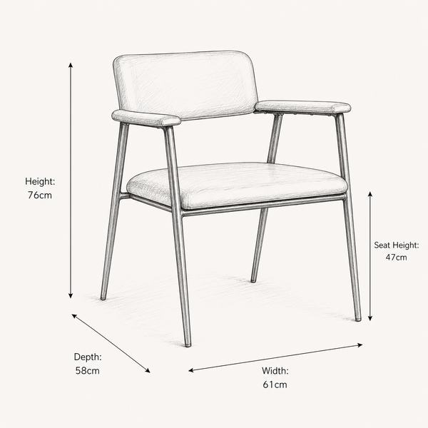 Chester Dining Chair - Smooth Tan