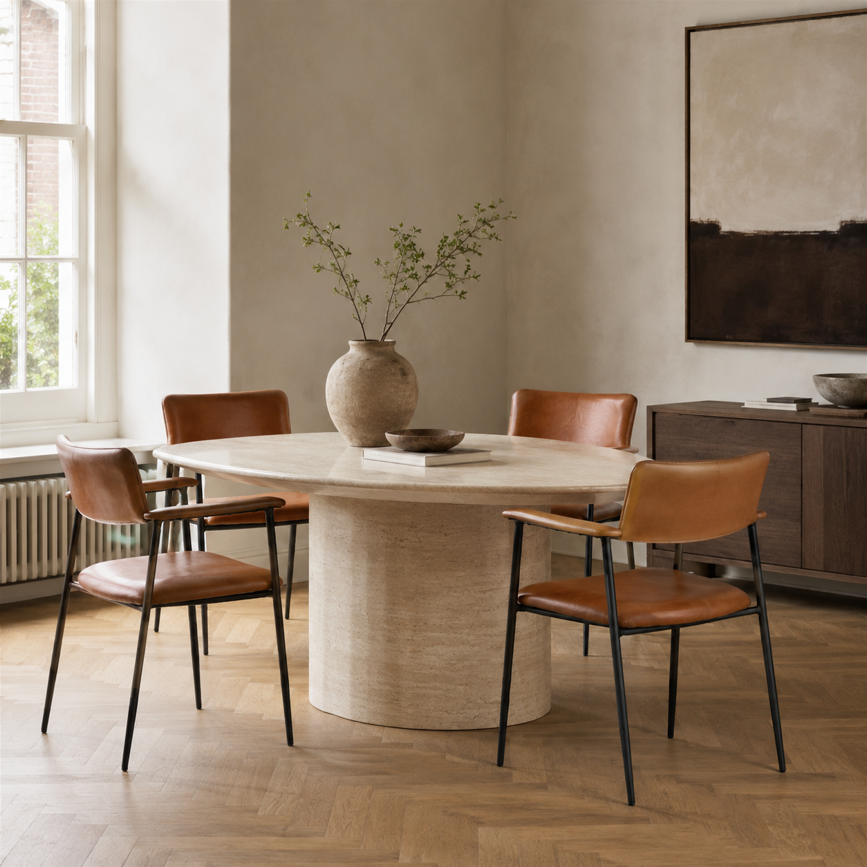 Chester Dining Chair - Smooth Tan
