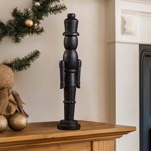 Black Wooden Nutcracker
