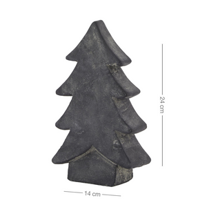 Amalfi Grey Christmas Tree Ornament - 24cm