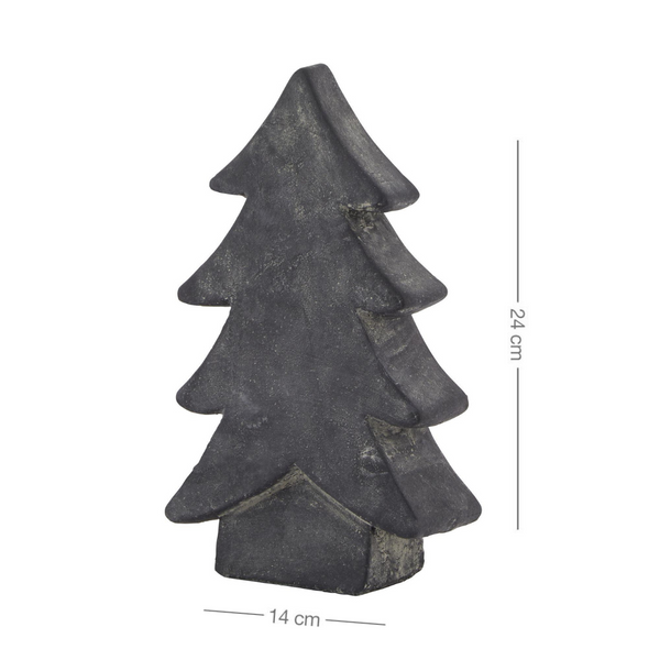 Amalfi Grey Christmas Tree Ornament - 24cm