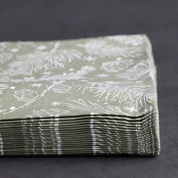 Christmas Pine Paper Napkins