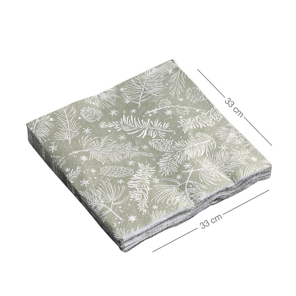 Christmas Pine Paper Napkins