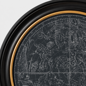 Constellations Maps Framed Wall Art - Set of 2 x 70cm