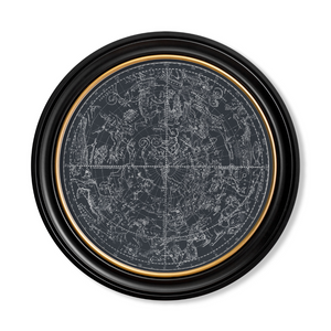 Constellations Maps Framed Wall Art - Set of 2 x 70cm