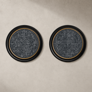 Constellations Maps Framed Wall Art - Set of 2 x 96cm