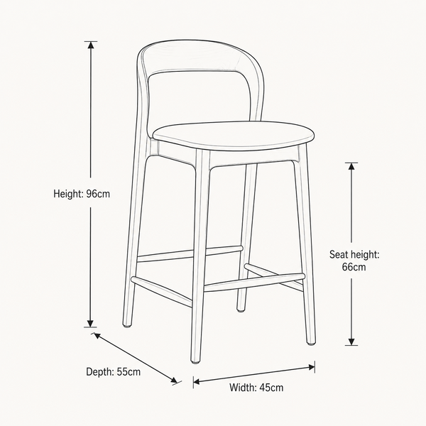 Copenhagen Bar Stool