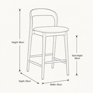 Copenhagen Bar Stool
