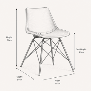 Cross Leg Dining Chair