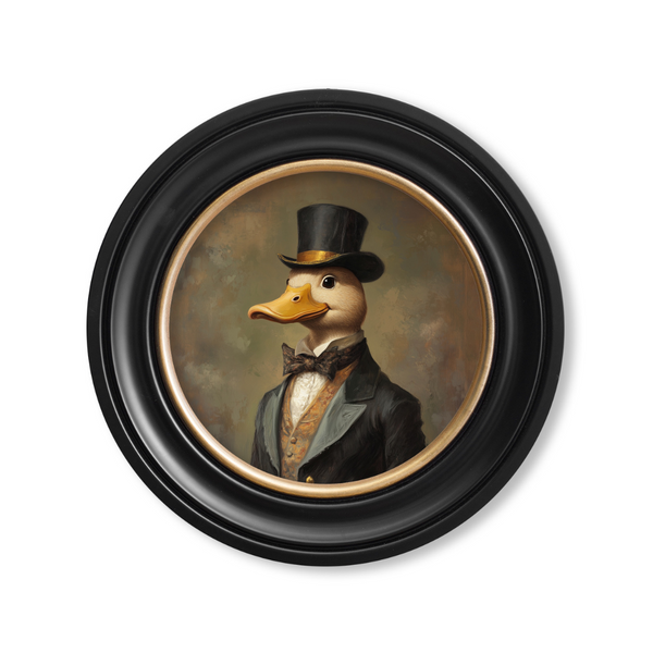 Dapper Duck Framed Wall Art x 44cm