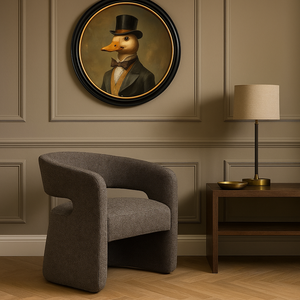 Dapper Duck Framed Wall Art x 96cm