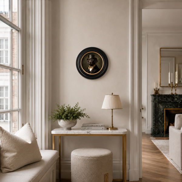Dashing Dog Framed Wall Art x 44cm