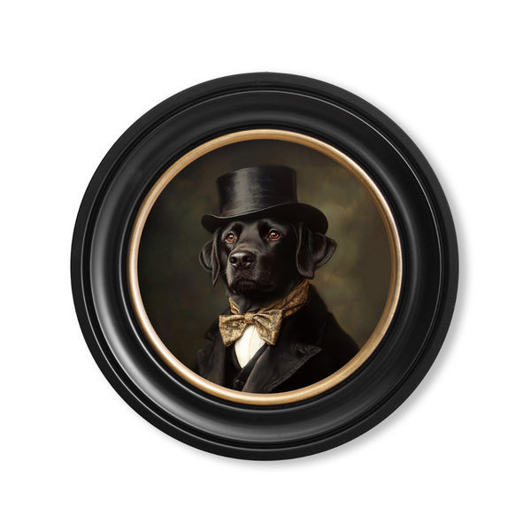 Dashing Dog Framed Wall Art x 44cm