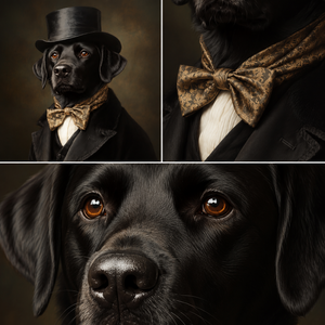 Dashing Dog Framed Wall Art x 70cm
