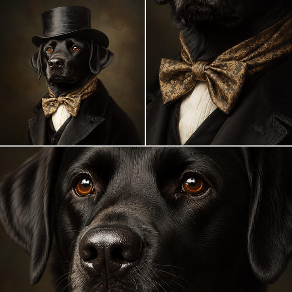 Dashing Dog Framed Wall Art x 70cm