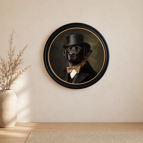 Dashing Dog Framed Wall Art x 70cm