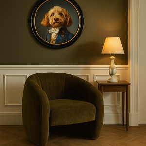 Dignified Dog Framed Wall Art x 44cm