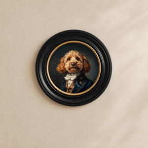 Dignified Dog Framed Wall Art x 44cm