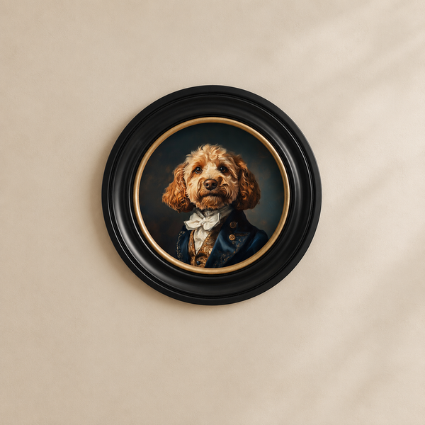 Dignified Dog Framed Wall Art x 44cm