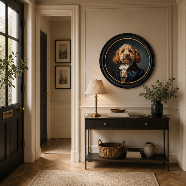 Dignified Dog Framed Wall Art