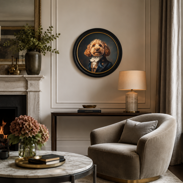 Dignified Dog Framed Wall Art