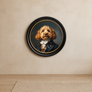 Dignified Dog Framed Wall Art