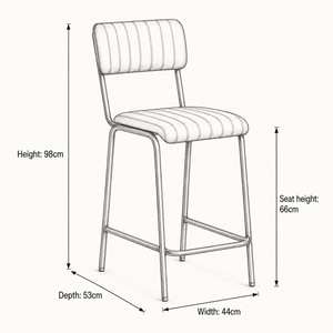 Diner Bar Stool - 66cm