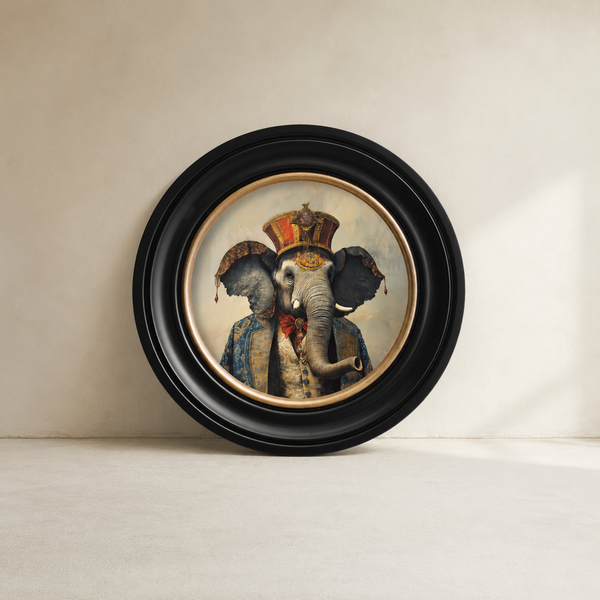 Eccentric Elephant Framed Wall Art x 44cm