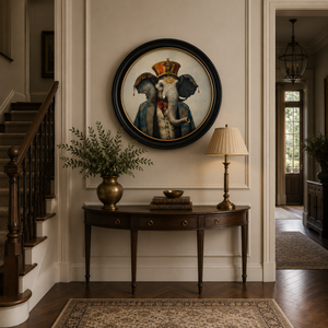 Eccentric Elephant Framed Wall Art x 96cm