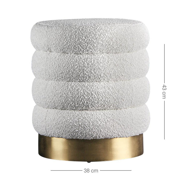 Eden Round Pouffe