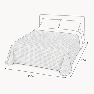 Waffle Cotton Bedspread