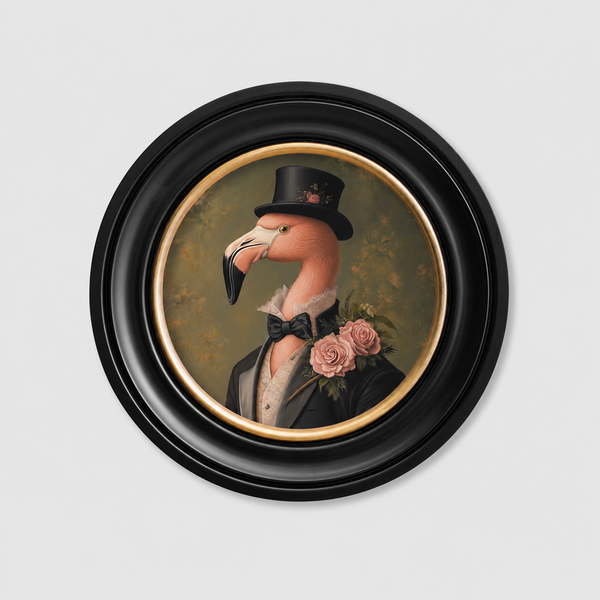 Fabulous Flamingo Framed Wall Art x 44cm