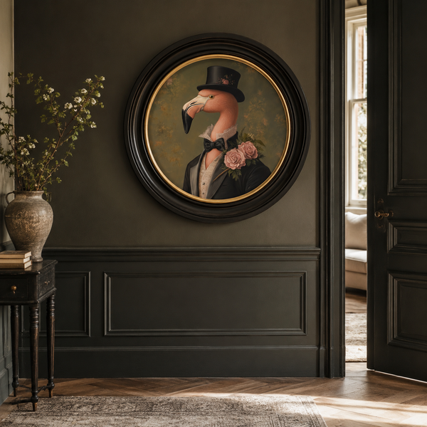 Fabulous Flamingo Framed Wall Art x 96cm