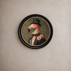 Fabulous Flamingo Framed Wall Art x 96cm